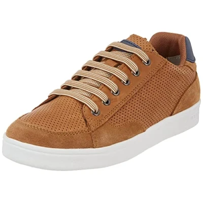 Afbeelding van Geox J Djrock Boy Sneaker Cognac Navy, 30 EU, Navy