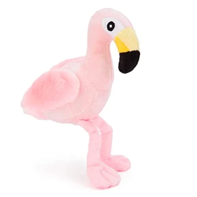 Afbeelding van Zappi Co Zacht en Knuffelig Pluchen Dier voor Kinderen Ideaal Knuffelvriendje Pasgeborenen (12 15 cm) Flamingo