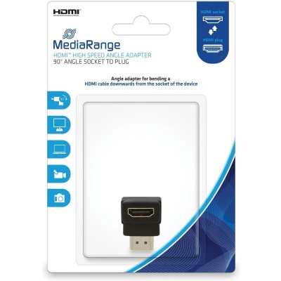 Afbeelding van Hdmi High Speed Hoek adapter, 90 Graden, Contrastekker/stekker Kabel