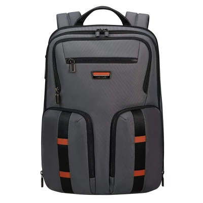 Afbeelding van Samsonite Urban Eye backpack 15.6&quot; 2 Pockets grey/cognac