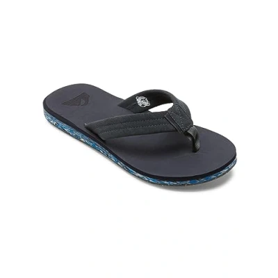 Afbeelding van Quiksilver Carver Teensandalen, Heren, Maat: 46, Grey 2 Veloursleer
