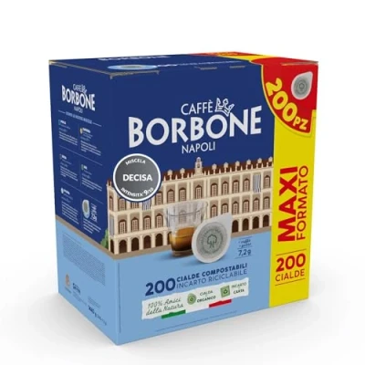 Image de Caffè Borbone Napoli dosettes ESE 44 mm, mélange Decisa, 200 compostables, intensité 9/10
