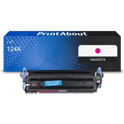 Afbeelding van Huismerk HP 124A (Q6003A) Toner Magenta