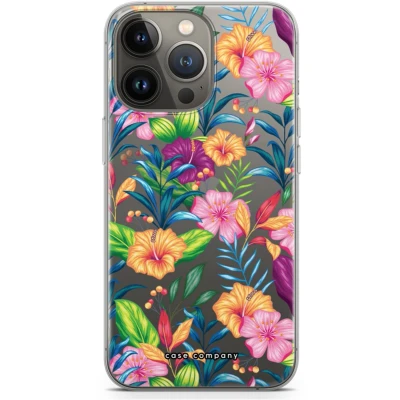 Afbeelding van Case Company® hoesje geschikt voor iPhone 13 Pro Tropisch 2 Soft Cover Telefoonhoesje Bescherming aan alle Kanten en Schermrand