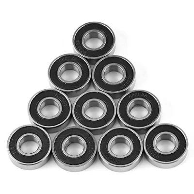 Afbeelding van 10 stuks mini kogellagers van staal 12 x 28 8 mm