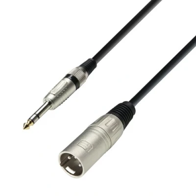 Afbeelding van Adam Hall Cables K3BMV0600 Serie 3 Star microfoonkabel XLR mannelijk naar 6,35 mm jack stereo 6 m