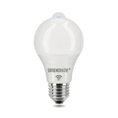 Afbeelding van E27 LED Lamp 5W Warm Wit, PIR Bewegingssensor