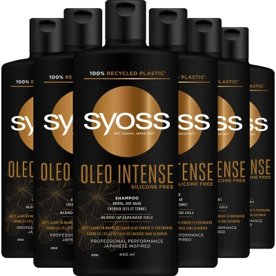 Afbeelding van 6x Syoss Oleo Intense Shampoo 440 ml