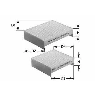 Afbeelding van CLEAN Filter NC2356 Interieurfilter insert 12mm
