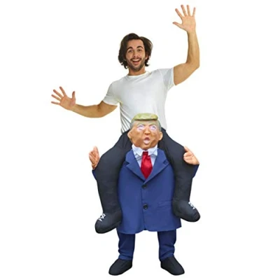Afbeelding van Morph Kostuum pak Eén maat Trump