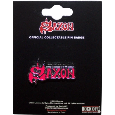 Afbeelding van Saxon Red Logo Pin