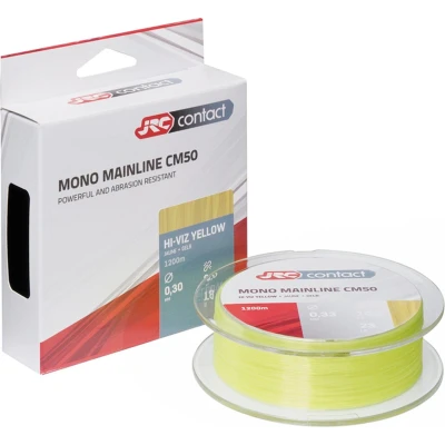 Afbeelding van JRC CONTACT CM50 600m 0.35mm HViz Yellow Nylon vislijn
