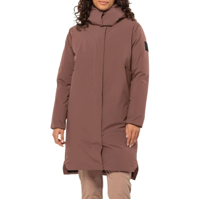 Afbeelding van Jack Wolfskin Luisenplatz Donsjas, Dames, Maat: XL, Wild ginger