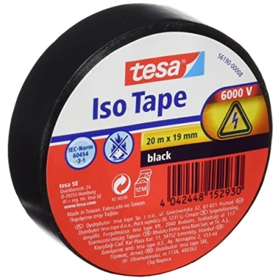 Image de tesa Ruban isolant ISO TAPE, 19 mm x 20 m, noir