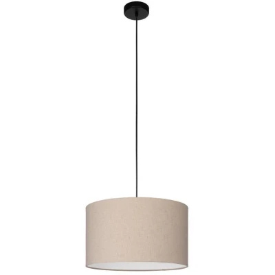 Afbeelding van EGLO Feniglia Hanglamp E27 Ø 38 cm Beige/Zwart Linnen