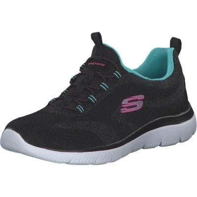 Afbeelding van Skechers Summits NEW Nature Sneakers laag, Dames, Maat: 38, Schwarz Textiel