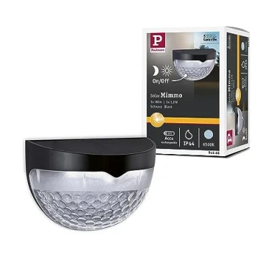 Afbeelding van Paulmann 94666 Mimmo Staande lamp op zonne energie 1.2 W Daglichtwit Zwart