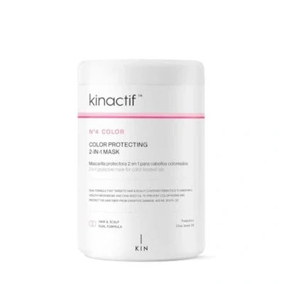 Afbeelding van Kin Cosmetics Kinactif No.4 Colorprotecting 2 in 1 Masker 900ml Voor Gekleurd Haar