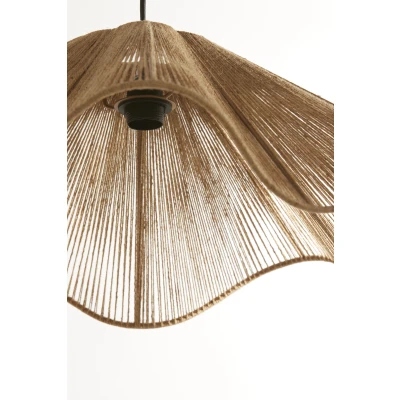 Afbeelding van Light &amp; Living Hanglamp FODARA Ø60x24cm Bruin