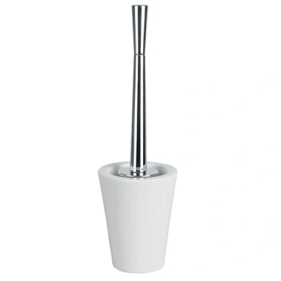 Afbeelding van Spirella Max Light Toiletborstel met houder, porselein, wit