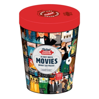 Afbeelding van 50 Must Watch Movies Bucket List 1000 Piece Puzzle