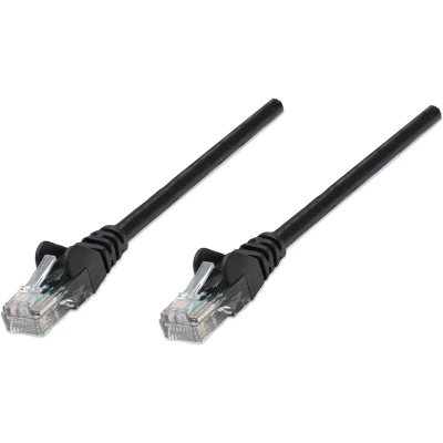 Afbeelding van Intellinet 347440 RJ45 Netwerkkabel, patchkabel CAT 5e U/UTP 0.25 m Zwart 1 stuk(s)