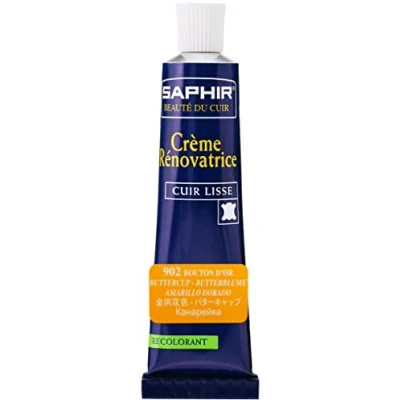 Afbeelding van Saphir Renovatrice Tube Extra Dekkende Schoenpoets 902 Boterbloemgeel
