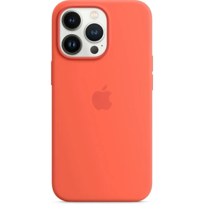 Afbeelding van Apple origineel Silicone MagSafe Case iPhone 13 Pro Nectarine MN683ZM/A