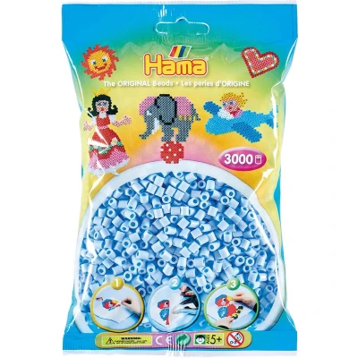 Afbeelding van Hama Strijkkralen Pastel IJsblauw (97), 3000st.