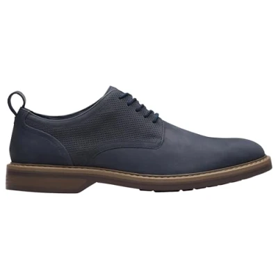 Afbeelding van Clarks Aldwin Lace heren, Nubuck marineblauw