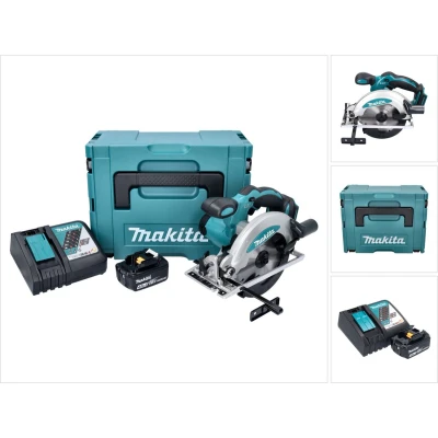 Afbeelding van Makita DSS 610 RM1J Accucirkelzaag 18 V 165 mm + 1x accu 4.0 Ah lader Makpac