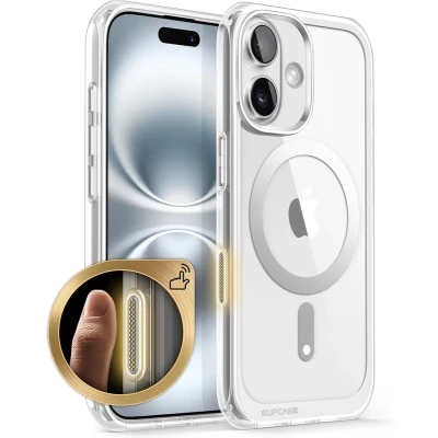 Afbeelding van Supcase UB Geschikt voor iPhone 16 hoesje MagSafe Transparant