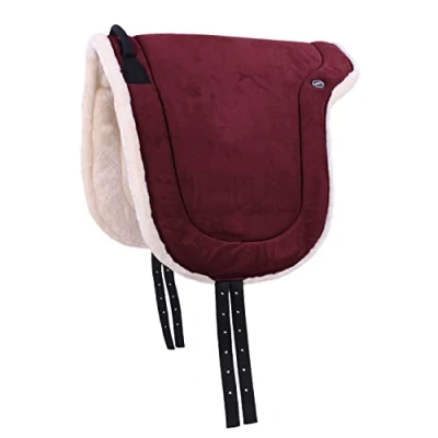 Afbeelding van QHP Bareback Pad Bordeaux Shet