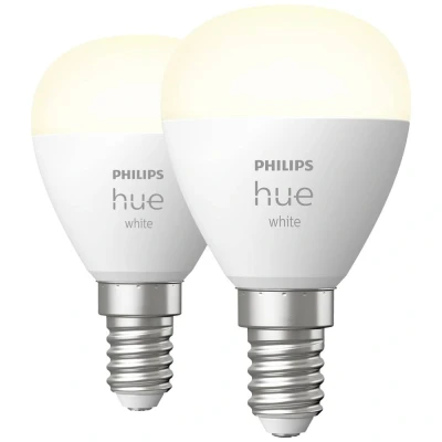 Afbeelding van Philips Hue Kogellamp White E14 Duo pack