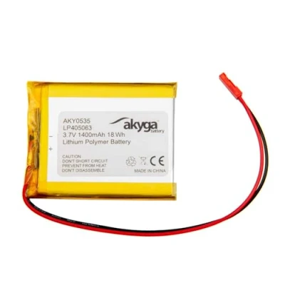 Afbeelding van Akyga LP405063 Accupack Batterijgrootte: Speciaal LiPo 3.7 V 1400 mAh