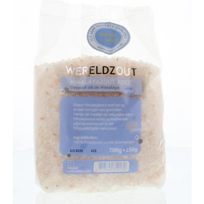 Afbeelding van Esspo Wereldzout Himalayazout Roze Grof 950GR