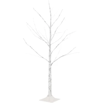 Afbeelding van Berkenboom LED 48 LED&#039;s warmwit 120 cm wit
