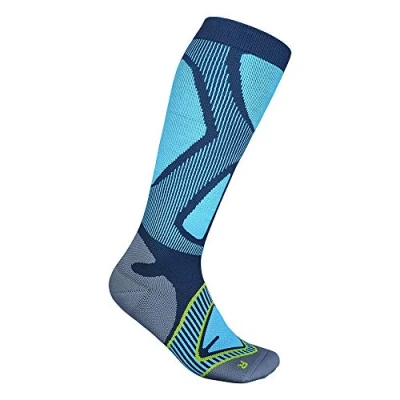 Afbeelding van Bauerfeind Ski Performance, Compression Socks, men, blauw, 41 43, M 1 Paar