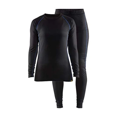 Afbeelding van Blaklader dames ondergoed set 720217079985L zwart petrol, zwart/blauw
