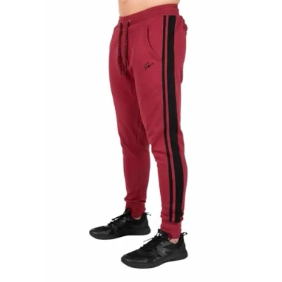 Afbeelding van Gorilla Wear Banks Trainingsbroek, Heren, Maat: Large, Dark red