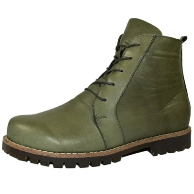 Afbeelding van Andrea Conti Leren laarzen dames 0342828, Groen