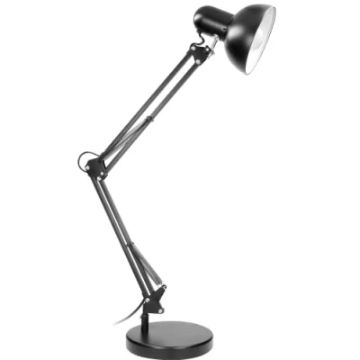 Afbeelding van Virone DEON Bureaulamp, houder van staal, E27, 60 W, hoog (zwart)