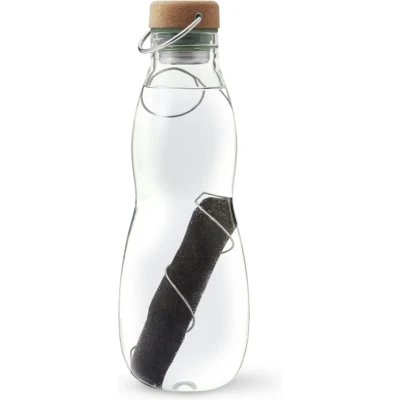 Afbeelding van Black+Blum Eau Good Glazen Waterfles 650ml Olive