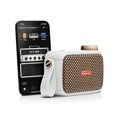 Afbeelding van Positive Grid Spark GO 5 W intelligente gitaarversterker, ultra draagbaar, versterker voor hoofdtelefoon en bluetooth luidspreker met app elektrische gitaar, akoestiek of bas Pearl