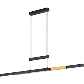 Afbeelding van Trio Trajan Hanglamp Mat messing
