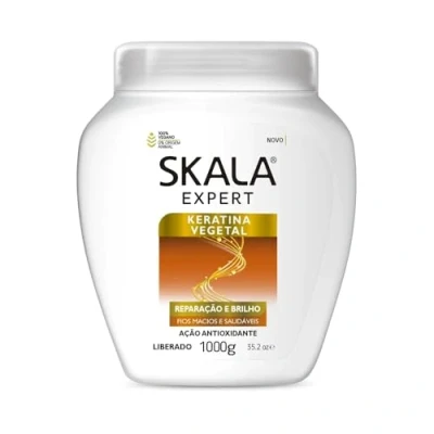 Afbeelding van Skala Expert Masker, conditioner, haarcrème, plantaardige keratine, 1000 ml, 100% veganistisch, gehydrateerd en diep gerepareerd haar.