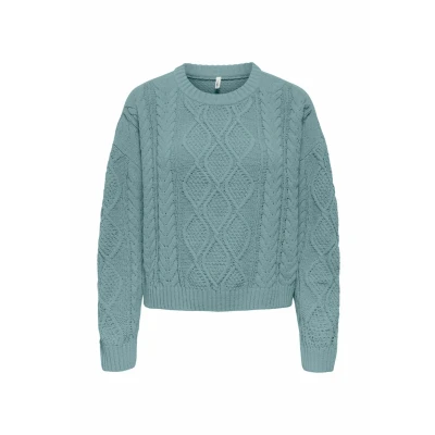 Afbeelding van Only Trui Onlelly Life Ls Cable O neck Cc Knt 15351234 Arona Dames Maat XS