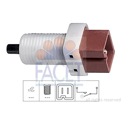 Afbeelding van FACET 7.1192 Schakelaar, koppelingbevestiging Made in Italy OE Equivalent FIAT: Scudo II Van