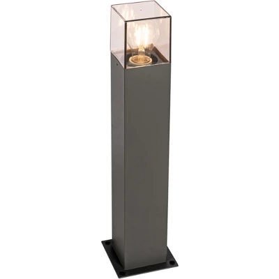 Afbeelding van QAZQA Moderne staande buitenlamp 50 cm donkergrijs IP44 Denmark