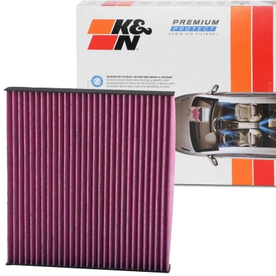 Afbeelding van K&amp;N Filters DVF5057 Interieurfilter Carbon filter 232mm 30mm Vierkant FORD: Ranger Mk3